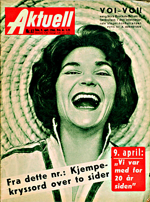 Nora Brockstedt kom på fjerdeplass med «Voi voi» i den internasjonale Melodi Grand Prix-finalen i 1960
