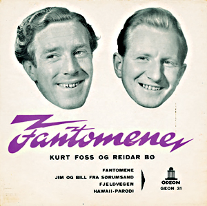Kurt Foss og Reidar Bøe ble også kalt Radiofantomene, og kjenningsmelodien var «Fantomene» med tekst av Erik Diesen (innspilt i 1949, på EP i 1959)