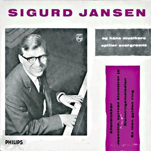 Sigurd Jansen var kjent som swingjazz-pianist, orkesterleder og arrangør, da han selv ga ut EP-platen ''Sigurd Jansen og hans musikere spiller evergreens'' i 1959.