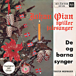 Johan Øian laget melodier til kjente sanger som «Helene Harefrøken», «Nøtteliten» og «Noen barn er brune», men han fikk også tid til å spille piano på plate, slik som på EP-ene «Ave Maria» fra 50-tallet og ''Johan Øian spiller julesanger''