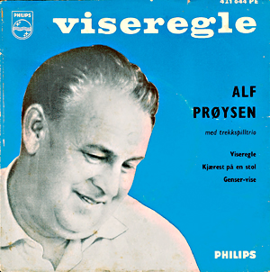 Alf Prøysen samarbeidet med en rekke av Norges beste komponister og arrangører. «Vise­regle» (1959) var arrangert av Ragnar Danielsen, og både «Kjærest på en stol» og «Genser-vise» var tonesatt av Bjarne Amdahl