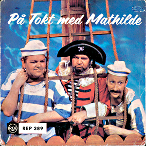 Kåre Siem ble TV-kjendis i barneTV-serien ''På tokt med Mathilde''. Fra venstre: Kåre Siem, Bente Moe og Ulf Wengaard