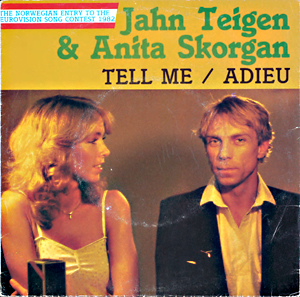 Sammen med Anita Skorgan vant Teigen ''Melodi Grand Prix'' igjen med «Adieu» i 1982